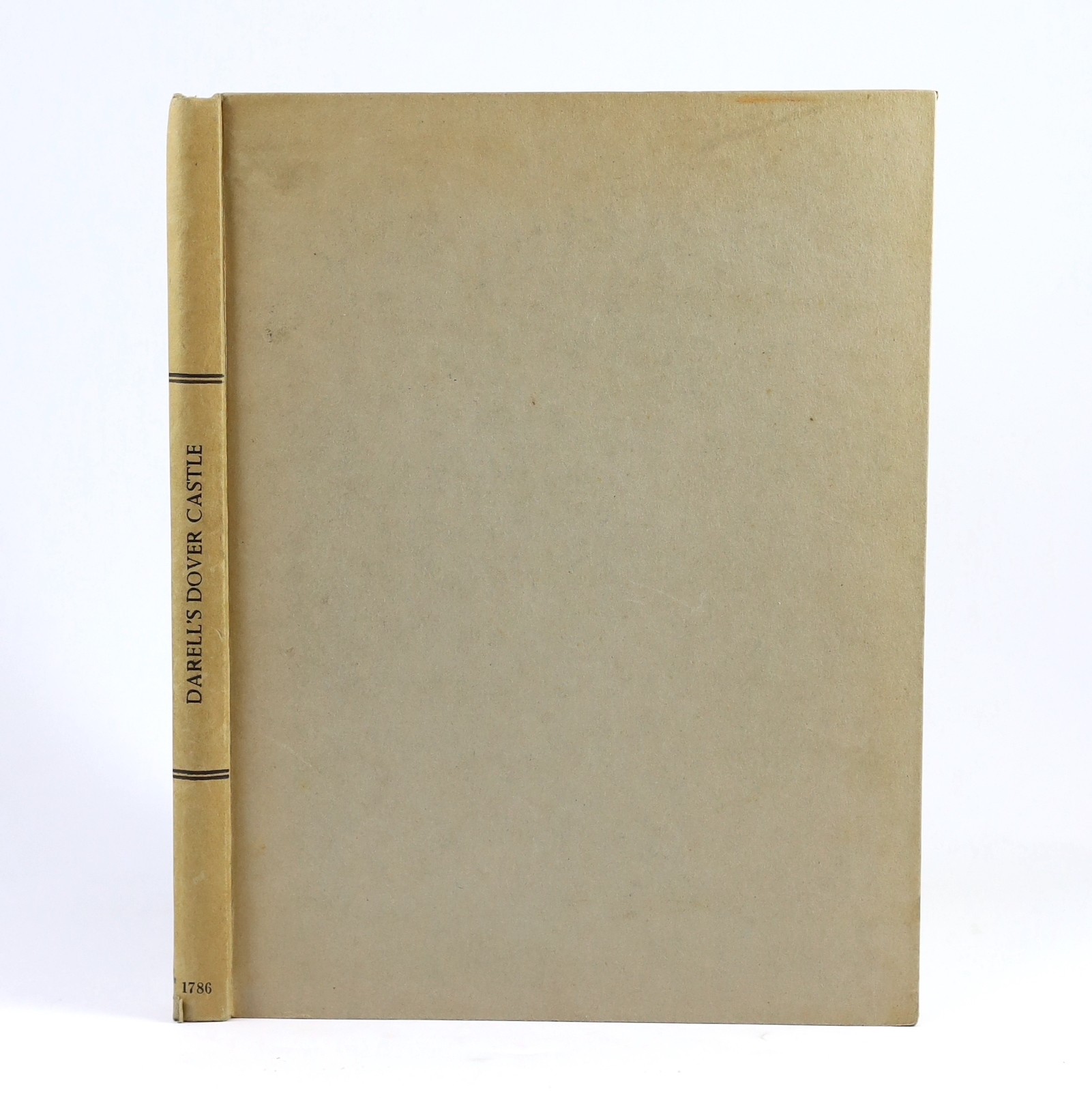 DOVER: Darell, Rev. William - The History of Dover Castle. pictorial engraved title, folded plan, 8 plates and text illus; rebound grey boards, 4to. 1786